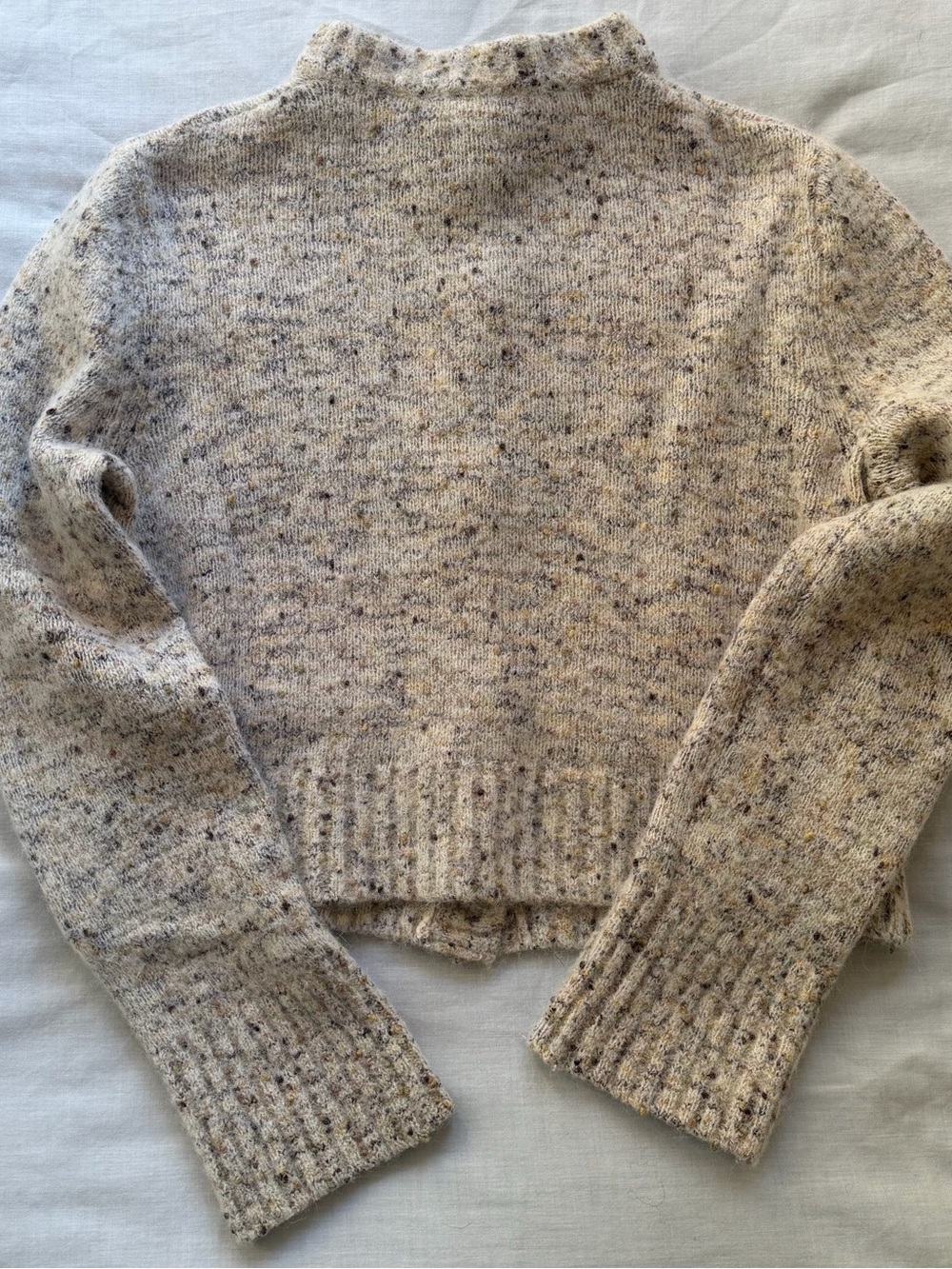 & Other Stories Buttoned Knit Cardigan in Mole, Small - Picture 5 of 7